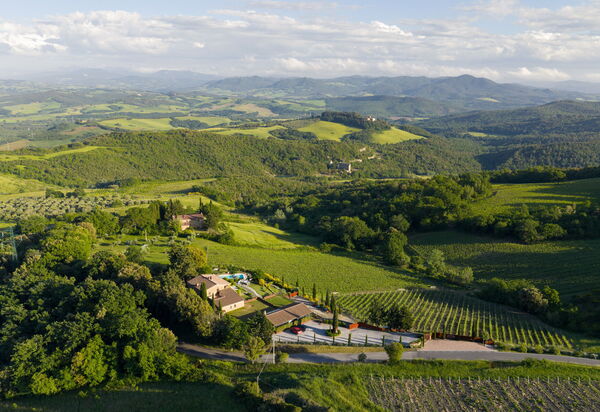 Villa la Cerbaina: Esterni, Vista Panoramica