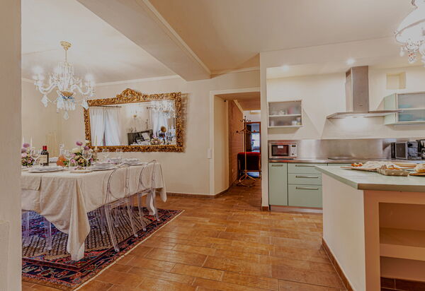 Villa la Cerbaina: Cucina, Sala da pranzo