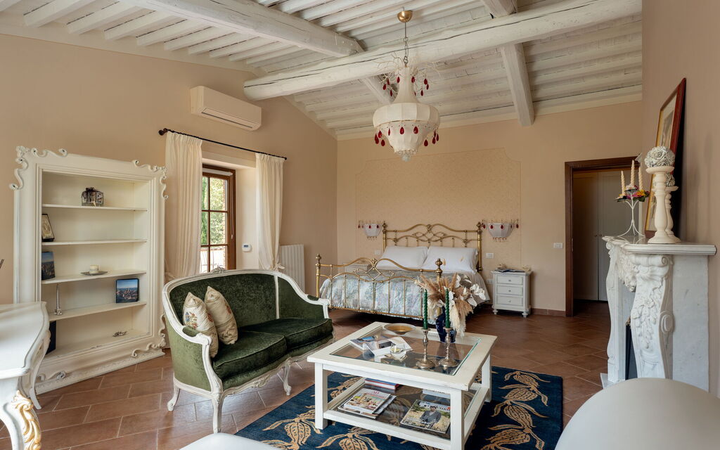 Villa la Cerbaina: Camera da letto