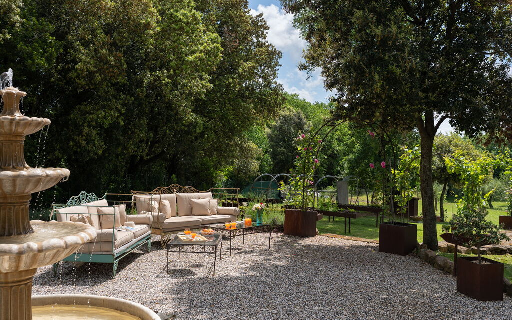 Villa la Cerbaina: Esterni, Giardino