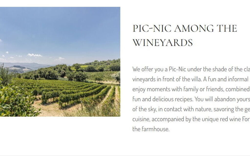 Villa la Cerbaina: Facilities