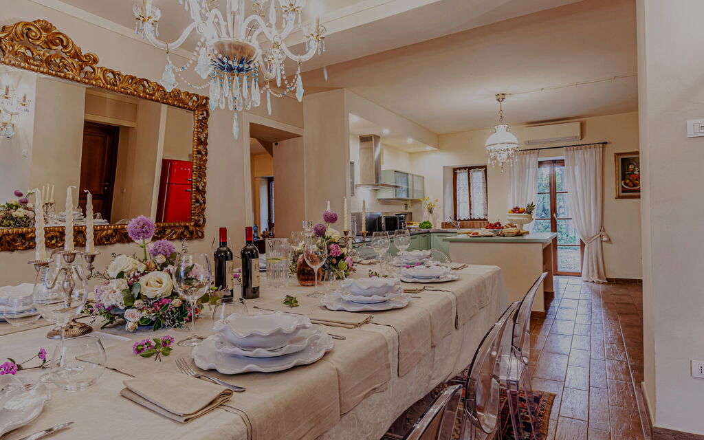 Villa la Cerbaina: Cucina, Sala da pranzo