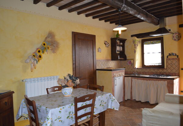 Agriturismo Bellavista, Private Pool, Val D'Orcia: Autumn, Kitchen, Spring, Summer