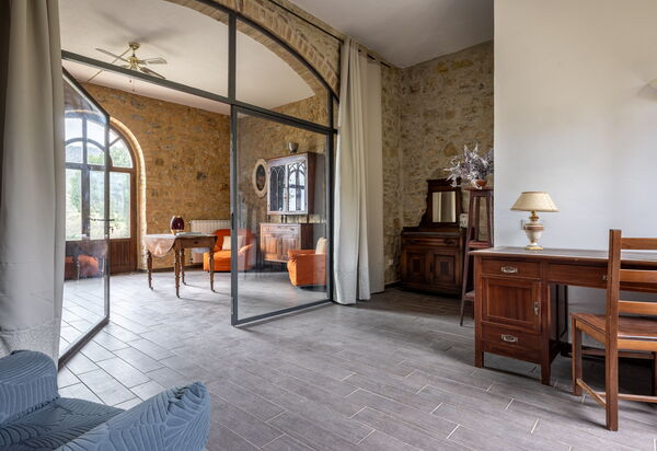 Podere le Lune with Pool, San Gimignano: Autumn, Living Room, Spring, Summer