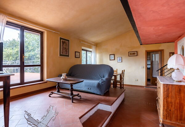 Podere le Lune with Pool, San Gimignano: Autumn, Living Room, Spring, Summer