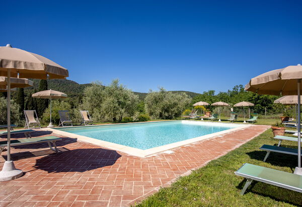 Podere le Lune with Pool, San Gimignano: Autunno, Estate, Piscina, Primavera