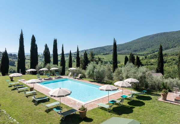 Podere le Lune with Pool, San Gimignano: Autunno, Estate, Piscina, Primavera
