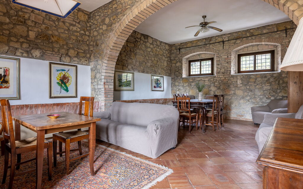 Podere le Lune with Pool, San Gimignano: Autunno, Estate, Primavera, Soggiorno