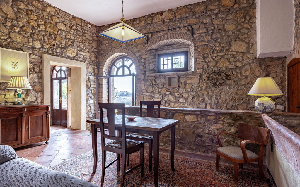 Podere le Lune with Pool, San Gimignano: Autunno, Estate, Primavera, Soggiorno