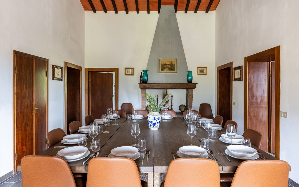 Podere le Lune with Pool, San Gimignano: Autunno, Estate, Primavera, Sala da pranzo