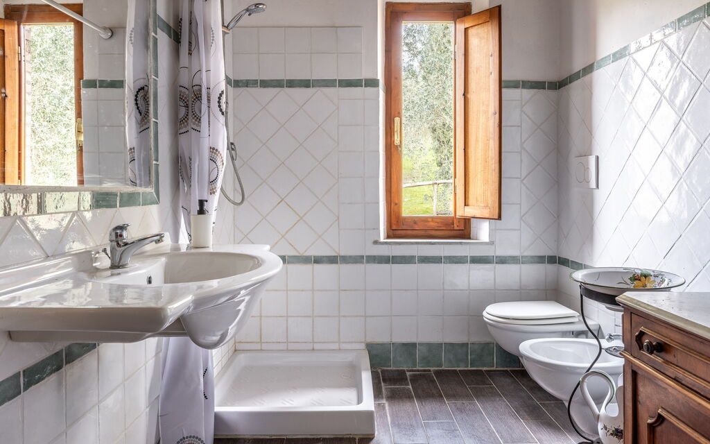 Podere le Lune with Pool, San Gimignano: Autunno, Bagno, Estate, Primavera