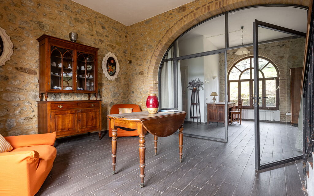 Podere le Lune with Pool, San Gimignano: Autunno, Estate, Primavera, Soggiorno