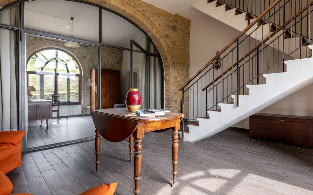 Podere le Lune with Pool, San Gimignano: Autunno, Estate, Primavera, Soggiorno