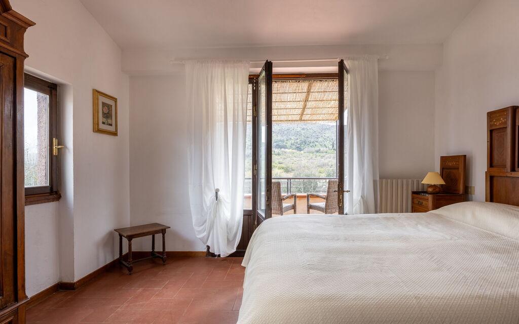 Podere le Lune with Pool, San Gimignano: Autunno, Camera da letto, Estate, Primavera