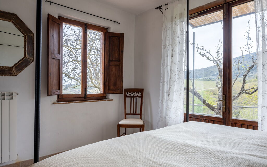 Podere le Lune with Pool, San Gimignano: Autunno, Camera da letto, Estate, Primavera