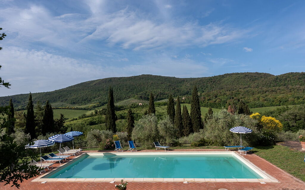Podere le Lune with Pool, San Gimignano: Autunno, Estate, Piscina, Primavera