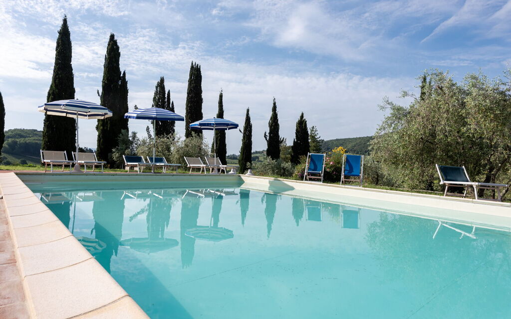 Podere le Lune with Pool, San Gimignano: Autunno, Estate, Piscina, Primavera