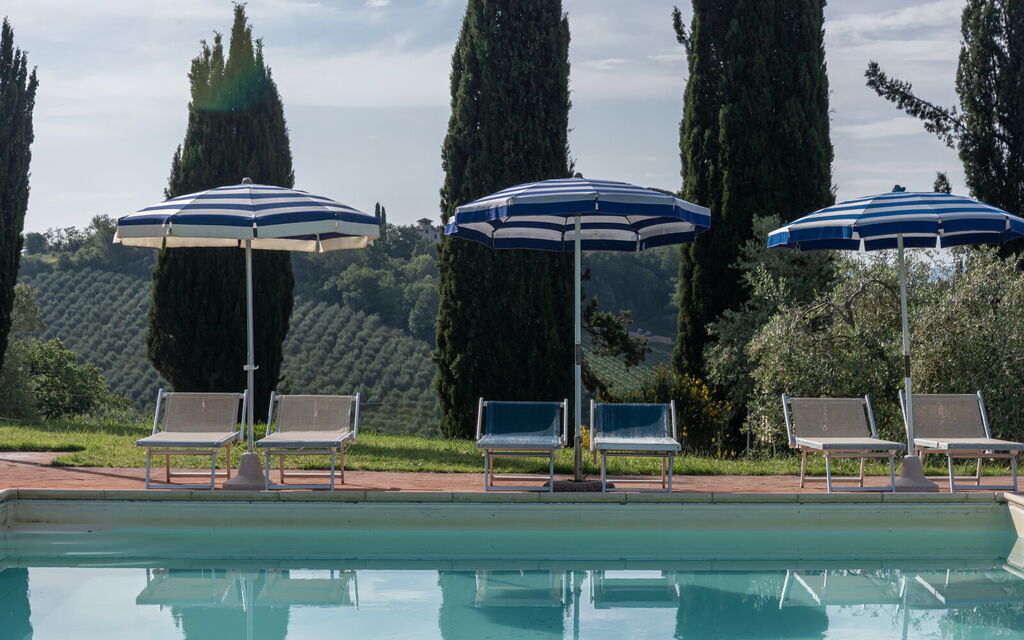 Podere le Lune with Pool, San Gimignano: Autunno, Estate, Piscina, Primavera