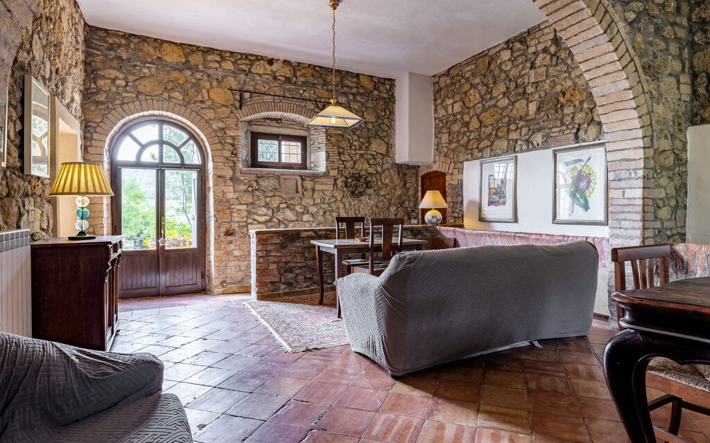 Podere le Lune with Pool, San Gimignano: Autunno, Estate, Primavera, Soggiorno