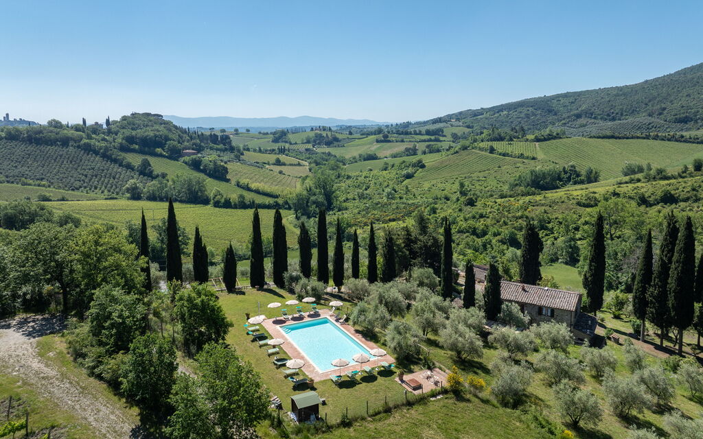 Podere le Lune with Pool, San Gimignano: Autumn, Pool, Spring, Summer