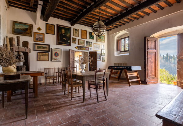 Villa Il Casalino, Florentine Hills with Pool: Autumn, Dining Room, Spring, Summer