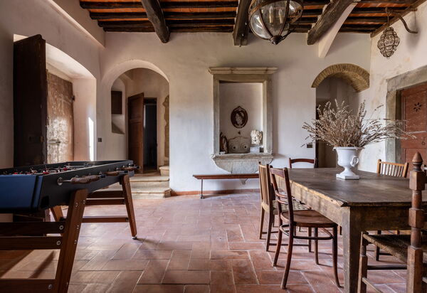 Villa Il Casalino, Florentine Hills with Pool: Autumn, Dining Room, Spring, Summer