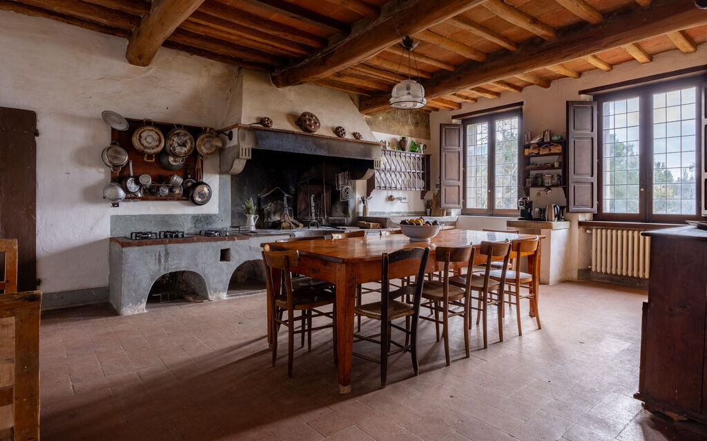 Villa Il Casalino, Florentine Hills with Pool: Autumn, Kitchen, Spring, Summer