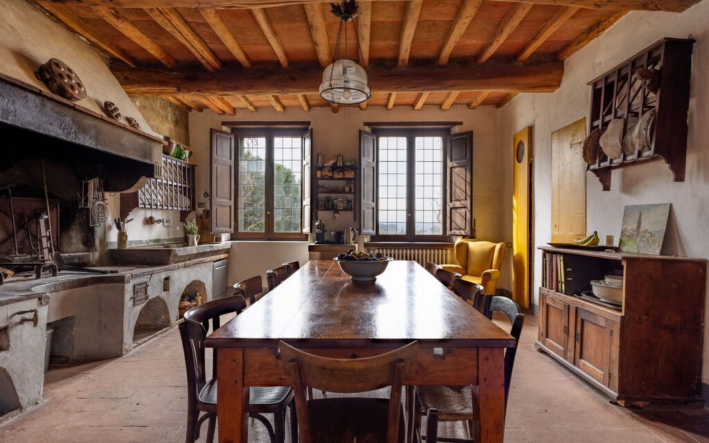 Villa Il Casalino, Florentine Hills with Pool: Autumn, Kitchen, Spring, Summer