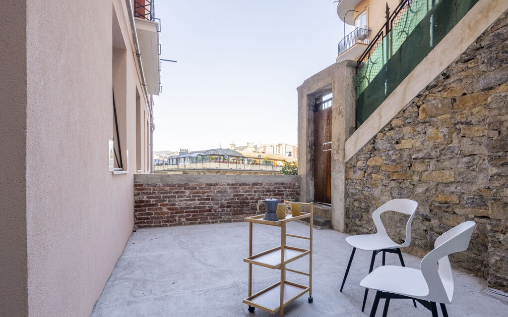 La Casa di Bruno, Terrace, in the Heart of Genova: Autumn, Balcony / Terrace / Patio, Spring, Summer