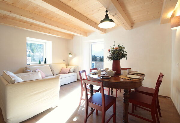 Casa Tomà Mountain View Cortina: Autumn, Dining Room, Living Room, Spring, Summer, Winter