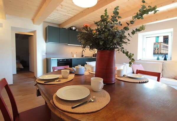 Casa Tomà Mountain View Cortina: Autumn, Dining Room, Kitchen, Spring, Summer, Winter