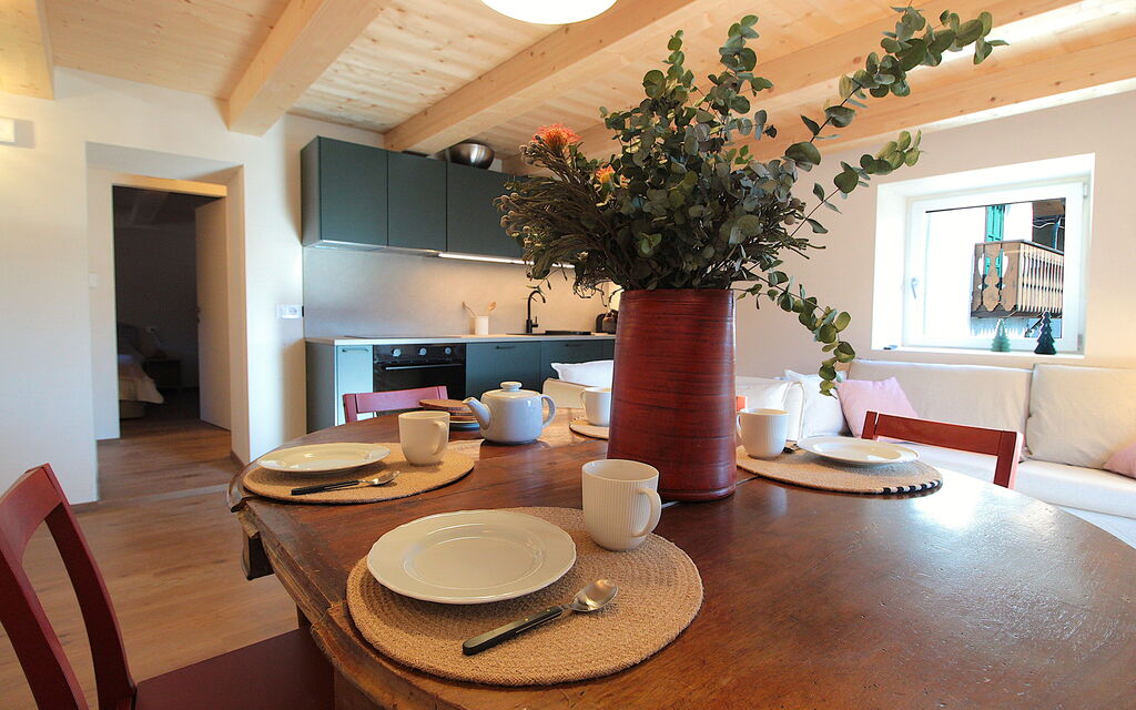 Casa Tomà Mountain View Cortina: Autunno, Cucina, Estate, Inverno, Primavera, Sala da pranzo