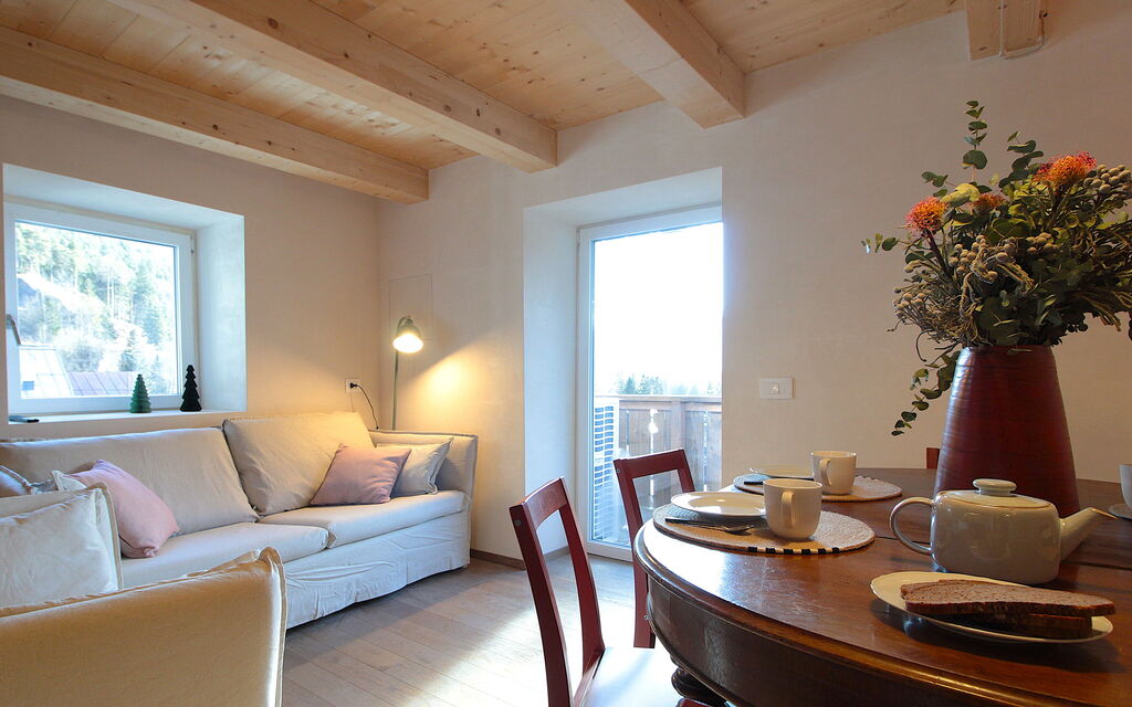 Casa Tomà Mountain View Cortina: Autunno, Estate, Inverno, Primavera, Sala da pranzo, Soggiorno