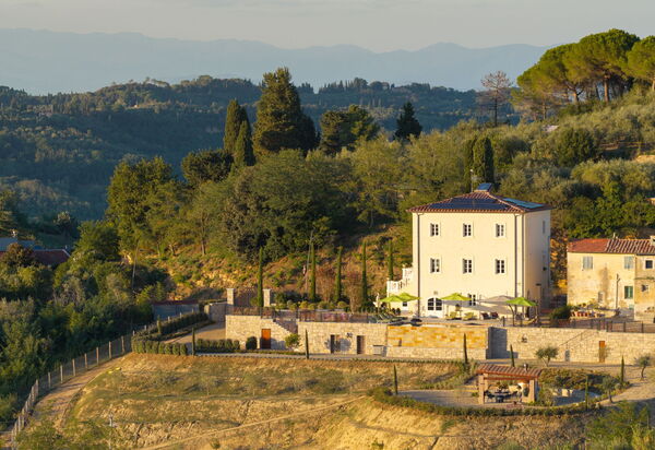 Villa Elisa: Building Exterior, Garden, Hot Tub, Outdoor, Pool, Scenic View, Summer
