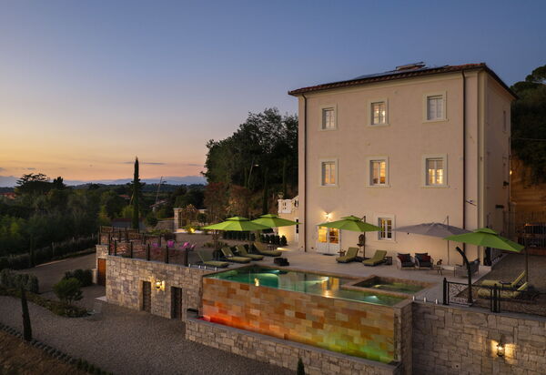 Villa Elisa: Autumn, Building Exterior, Garden, Hot Tub, Pool, Spring, Summer