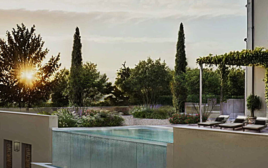 Villa Elisa: Esterni, Piscina