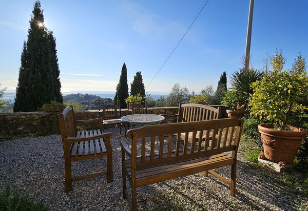Villa Il Torrazzo, Vista Mare, Massarosa: all'aperto, Balcone / Terrazza / Patio, Esterni