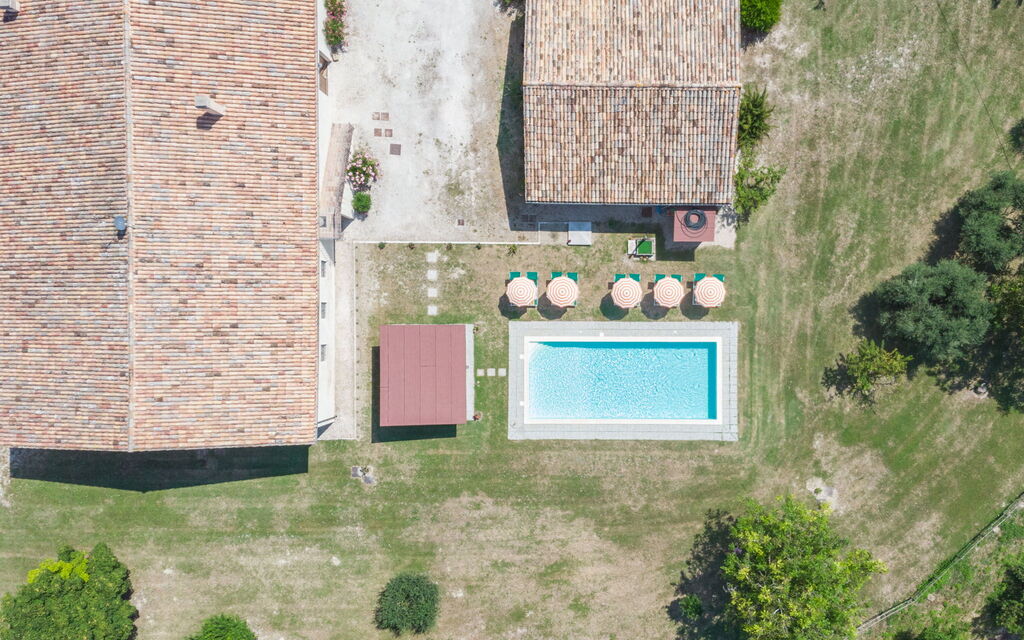 Villa Felice, Private Pool and Hills: Autumn, Balcony / Terrace / Patio, Building Exterior, Garden, Outdoor, Pool, Spring, Summer, Winter