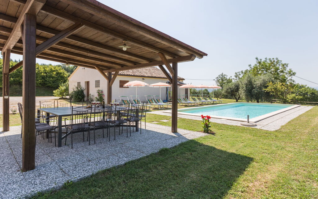 Villa Felice, Private Pool and Hills: Autumn, Balcony / Terrace / Patio, Building Exterior, Garden, Outdoor, Pool, Spring, Summer, Winter