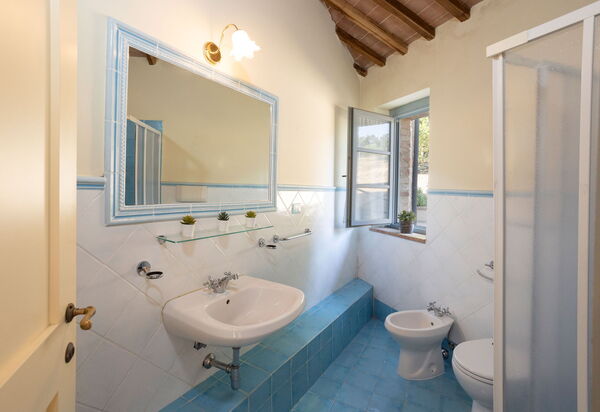 Casa Stella Serena, Podere le Scopaie, Pool: Autumn, Bathroom, Spring, Summer