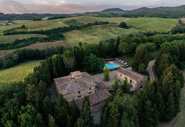Maison Badia a Passignano: Autunno, Estate, Primavera, Vista Panoramica