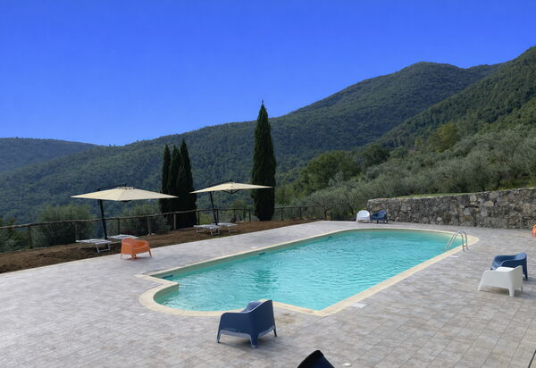 Borgo Antico, Pool, Barberino del Mugello: Autunno, Estate, Piscina, Primavera, Vista Panoramica