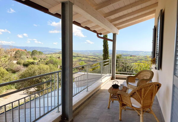 Villa Ombrone: Balcony / Terrace / Patio, Building Exterior, Outdoor, Scenic View
