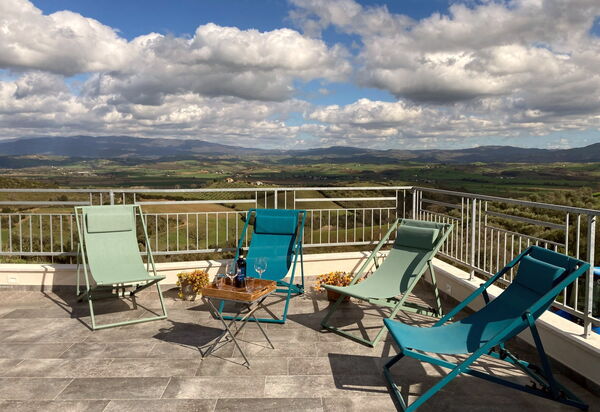 Villa Ombrone: Balcony / Terrace / Patio, Building Exterior, Outdoor, Scenic View