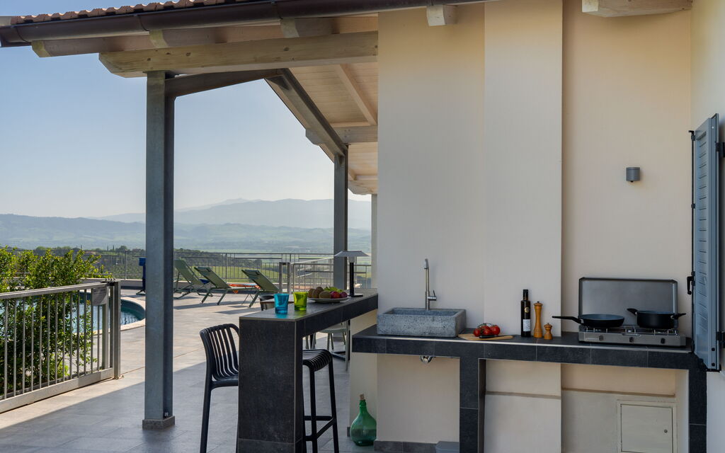 Villa Ombrone: Balcone / Terrazza / Patio, Esterni, Piscina