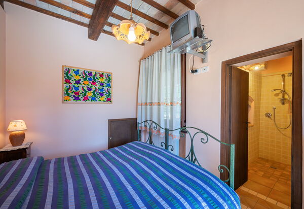 Il Giuncheto Casale Rooms, Pool, Umbrian Countryside: Autunno, Camera da letto, Estate, Primavera