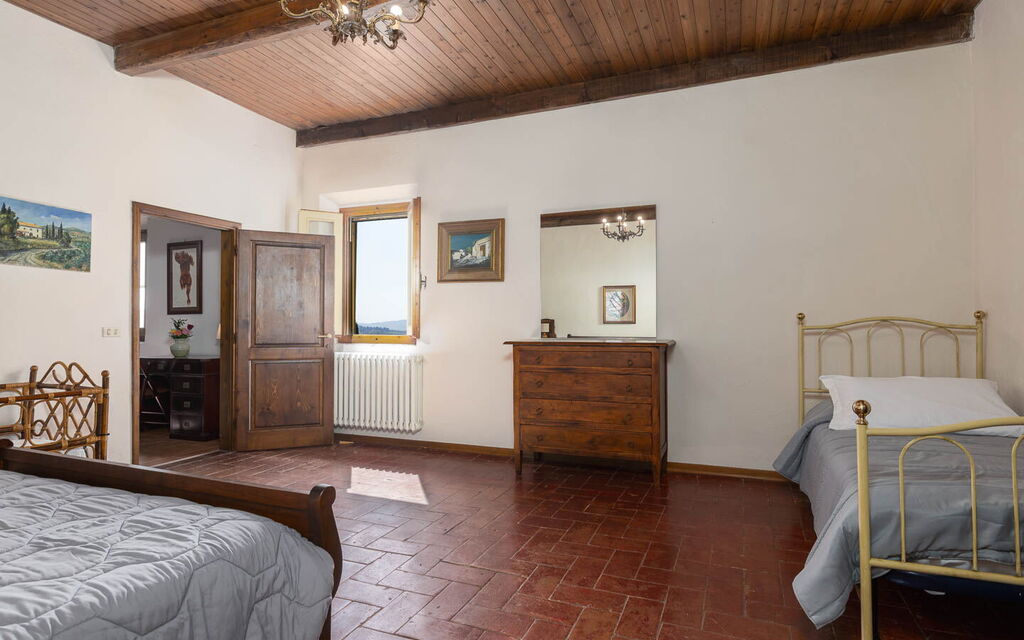 Il Leccio, Vinci, Private Pool and Tennis: Autunno, Camera da letto, Estate, Primavera