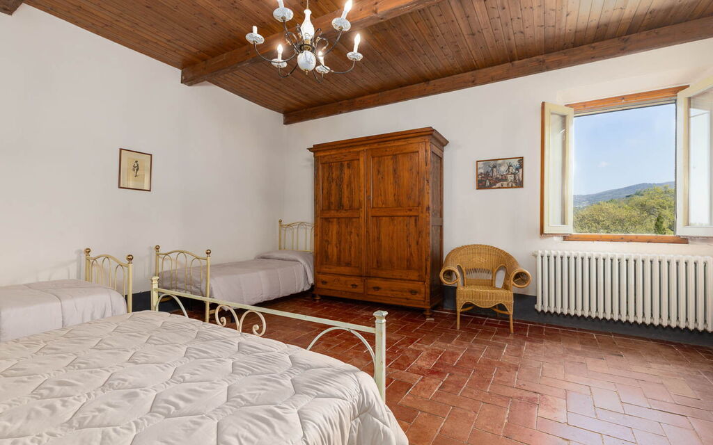 Il Leccio, Vinci, Private Pool and Tennis: Autunno, Camera da letto, Estate, Inverno, Primavera