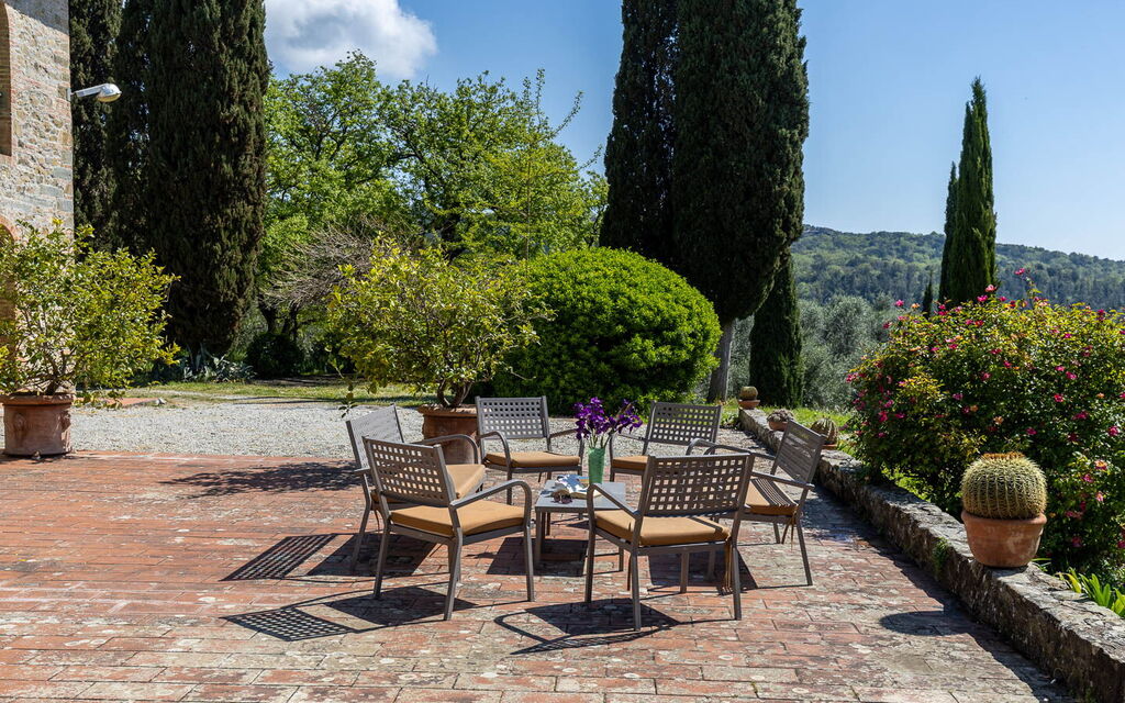 Il Leccio, Vinci, Private Pool and Tennis: Autunno, Balcone / Terrazza / Patio, Estate, Primavera