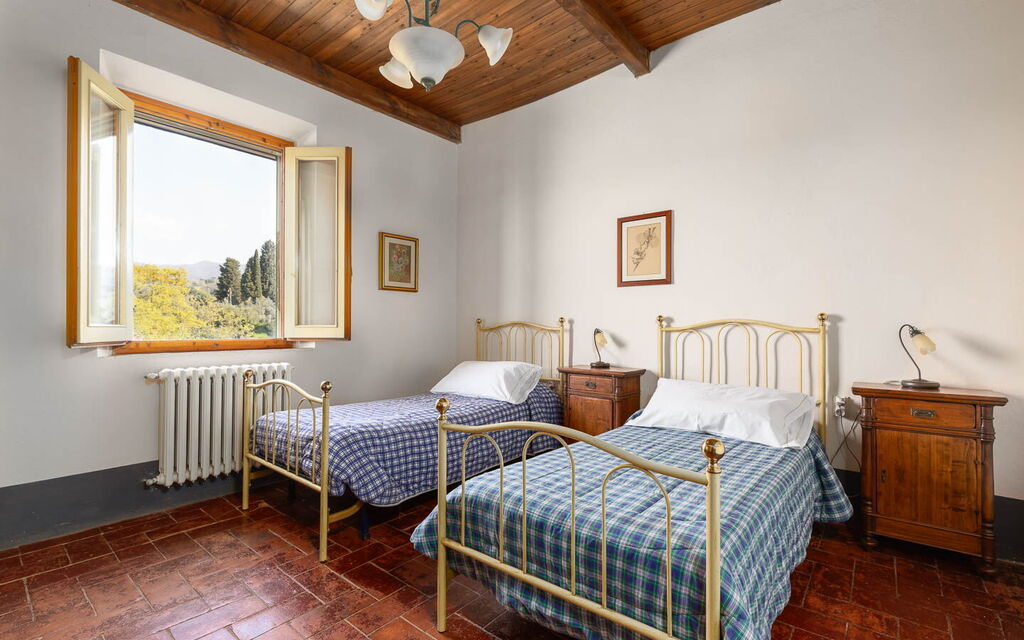 Il Leccio, Vinci, Private Pool and Tennis: Autunno, Camera da letto, Estate, Primavera